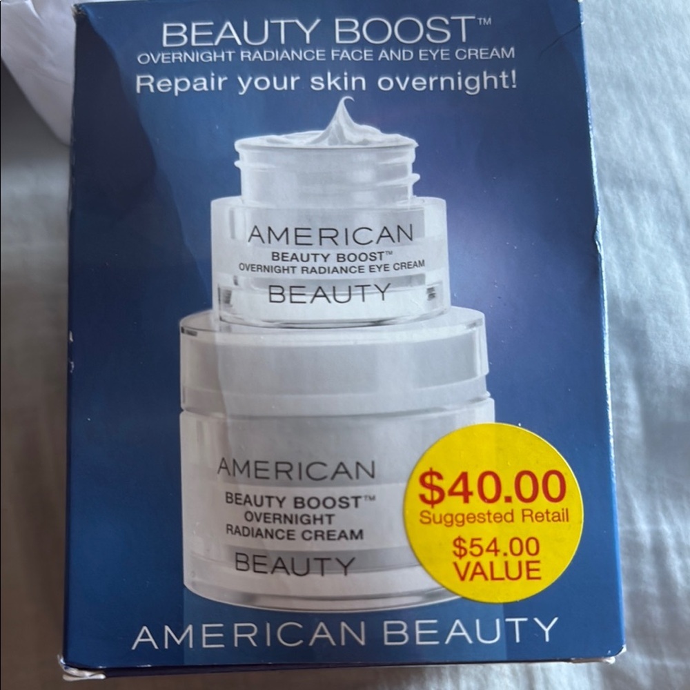 American Beauty Boost Overnight Radiance Cream Face and Eye Cream - Picture 1 of 7